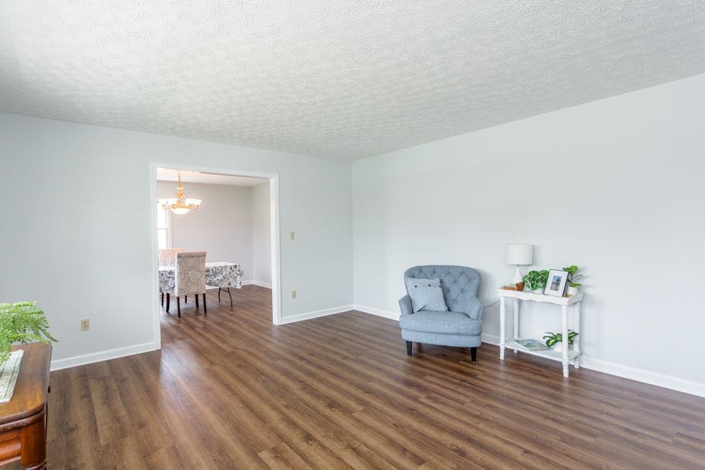 looking into the dining room