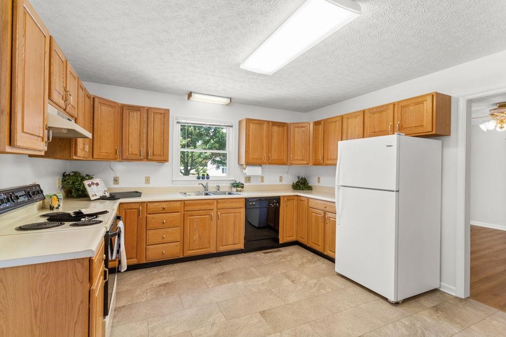 Lots of counter space, cabinets , pantry and coffee center!