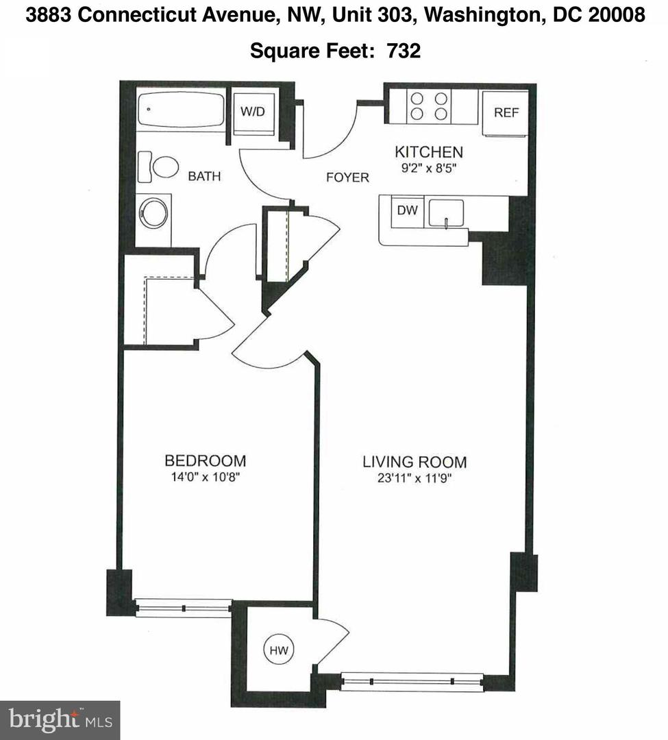 3883 CONNECTICUT AVE NW #303, WASHINGTON, District Of Columbia 20008, 1 Bedroom Bedrooms, ,1 BathroomBathrooms,Residential,For sale,3883 CONNECTICUT AVE NW #303,DCDC2211656 MLS # DCDC2211656