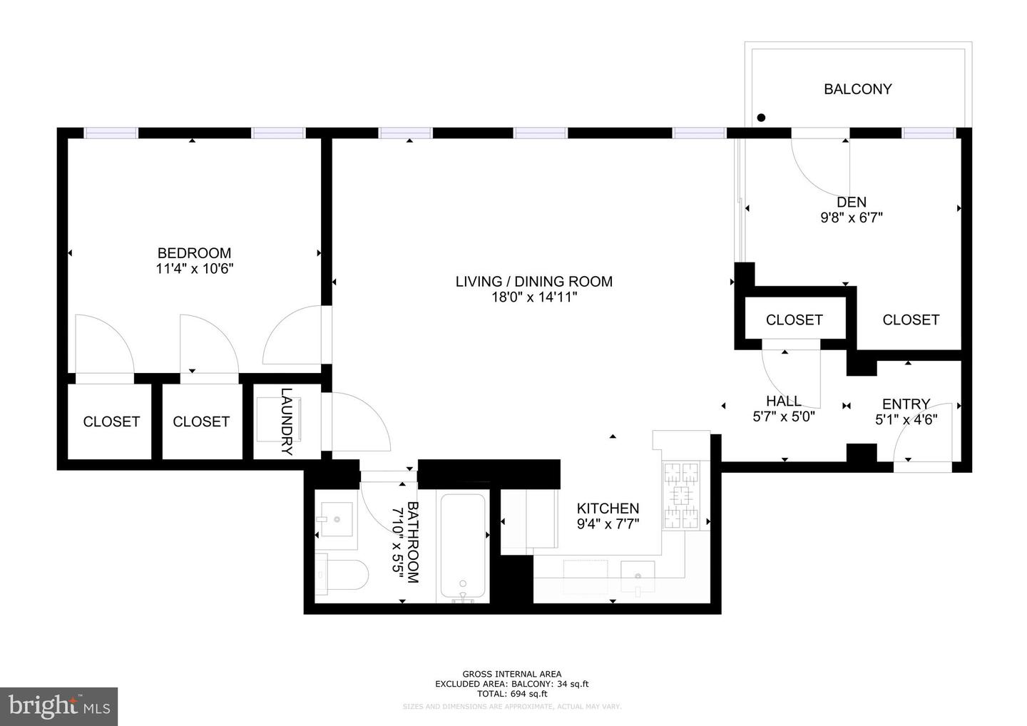 1840 VERNON ST NW #402, WASHINGTON, District Of Columbia 20009, 1 Bedroom Bedrooms, ,1 BathroomBathrooms,Residential,For sale,1840 VERNON ST NW #402,DCDC2212048 MLS # DCDC2212048