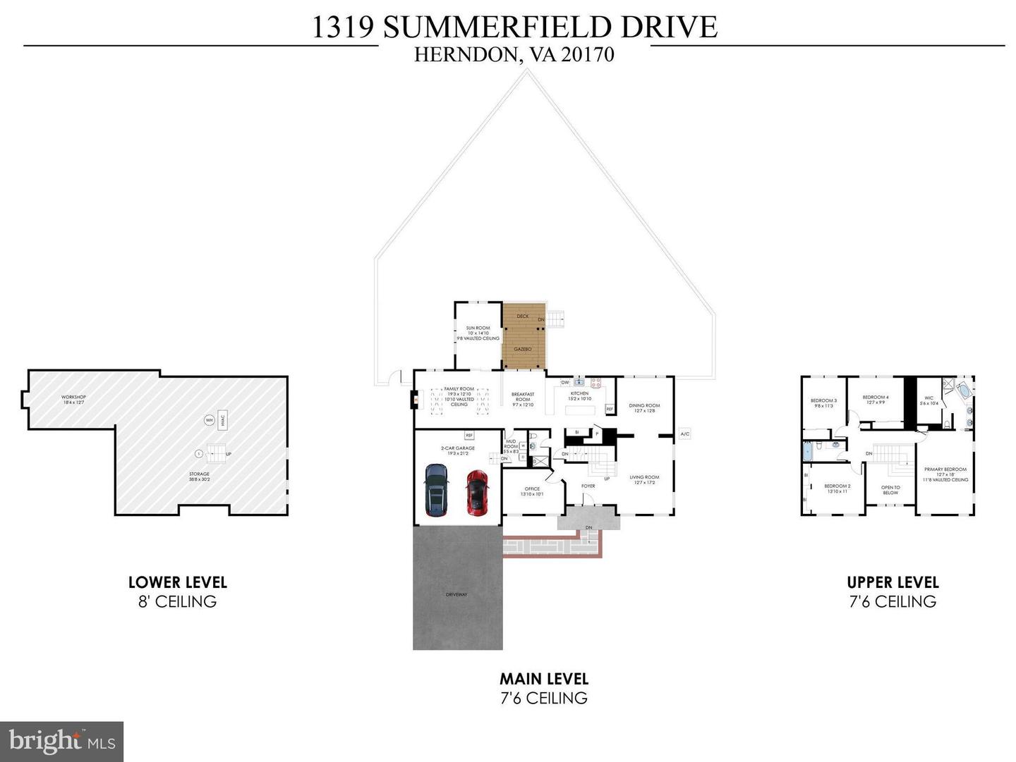 1319 SUMMERFIELD DR, HERNDON, Virginia 20170, 4 Bedrooms Bedrooms, ,3 BathroomsBathrooms,Residential,For sale,1319 SUMMERFIELD DR,VAFX2258202 MLS # VAFX2258202