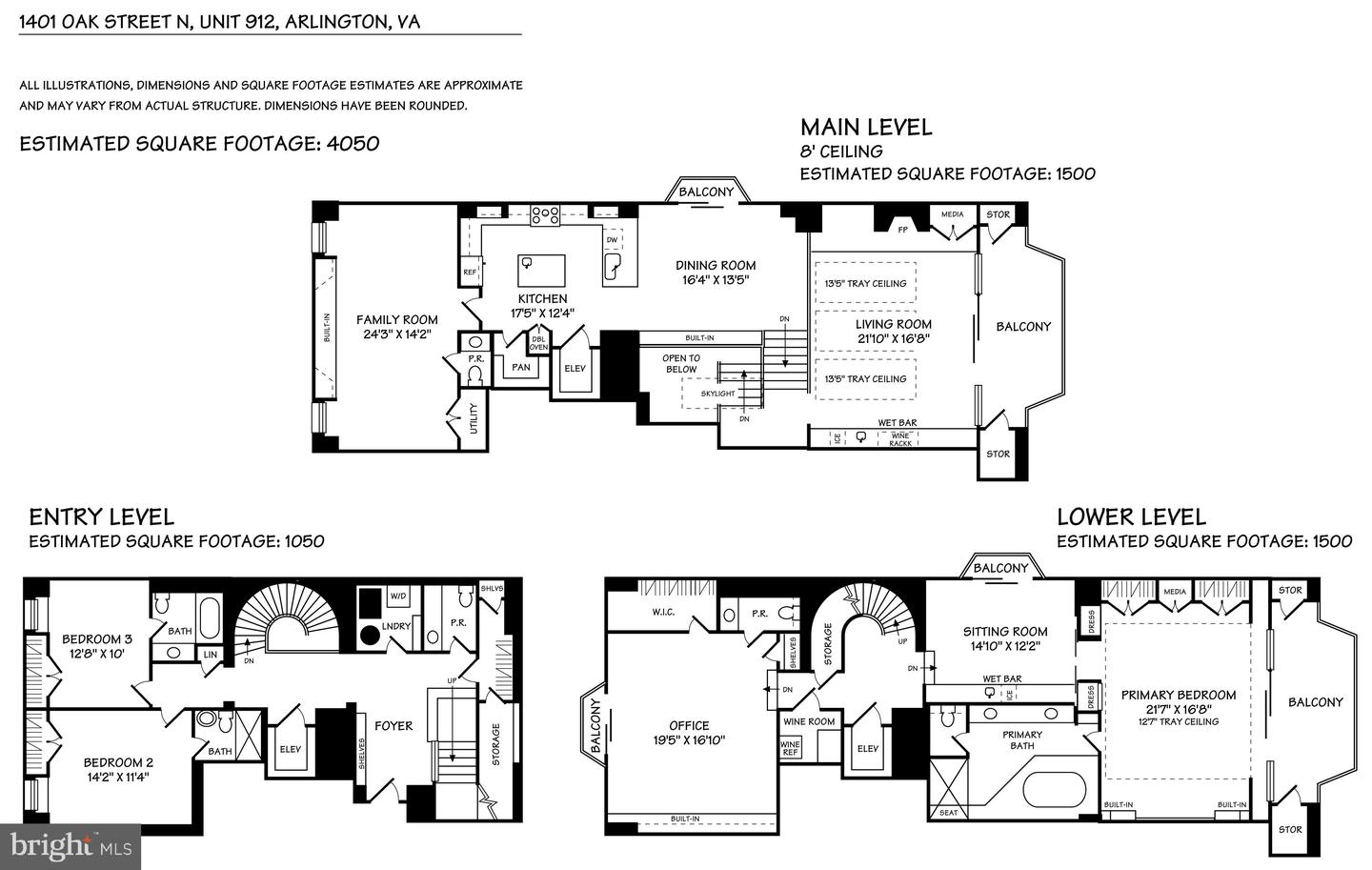 1401 N OAK ST N #912, ARLINGTON, Virginia 22209, 3 Bedrooms Bedrooms, ,3 BathroomsBathrooms,Residential,For sale,1401 N OAK ST N #912,VAAR2058364 MLS # VAAR2058364