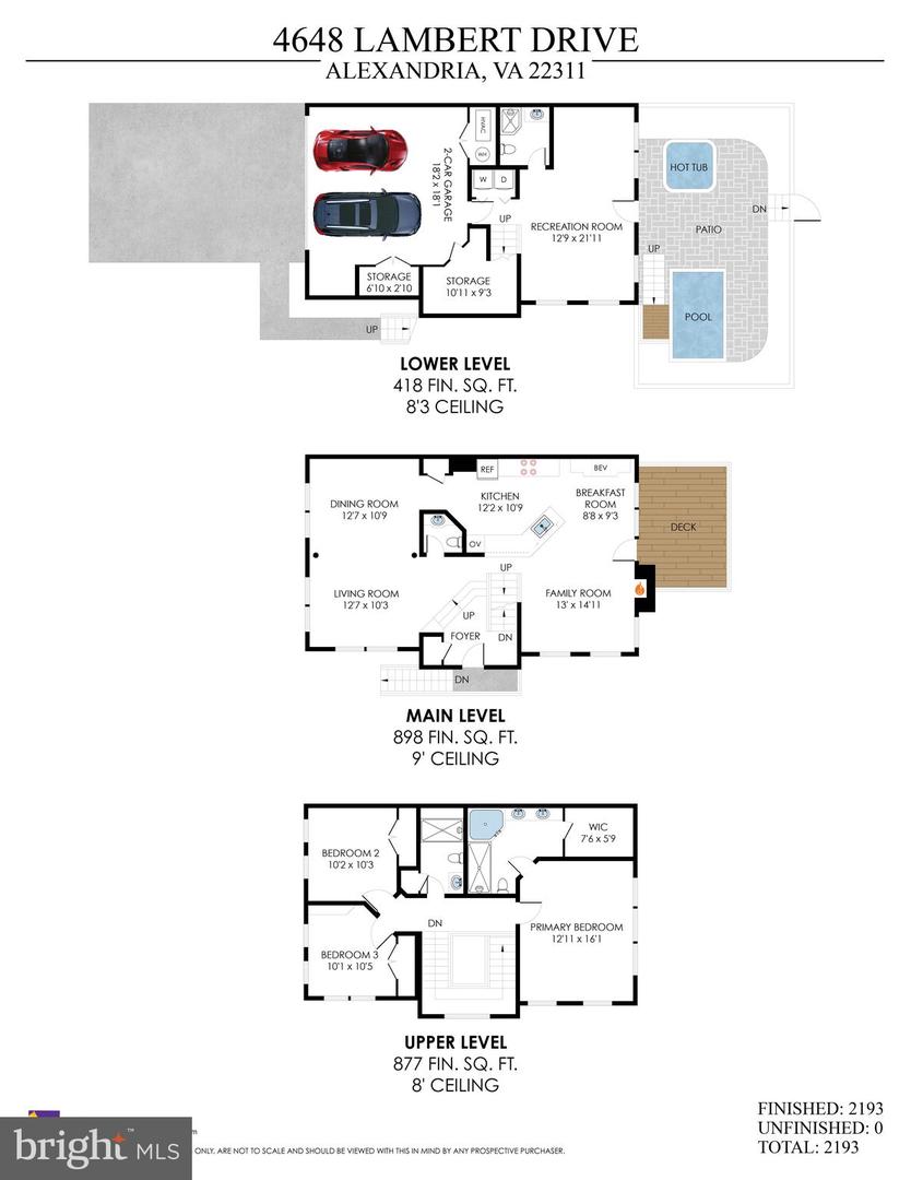4648 LAMBERT DR, ALEXANDRIA, Virginia 22311, 3 Bedrooms Bedrooms, ,3 BathroomsBathrooms,Residential,For sale,4648 LAMBERT DR,VAAX2047802 MLS # VAAX2047802