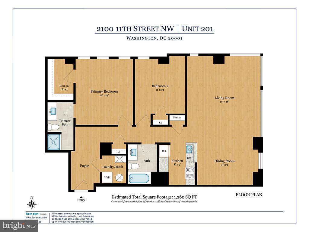 2100 11TH ST NW #201, WASHINGTON, District Of Columbia 20001, 2 Bedrooms Bedrooms, ,2 BathroomsBathrooms,Residential,For sale,2100 11TH ST NW #201,DCDC2208818 MLS # DCDC2208818