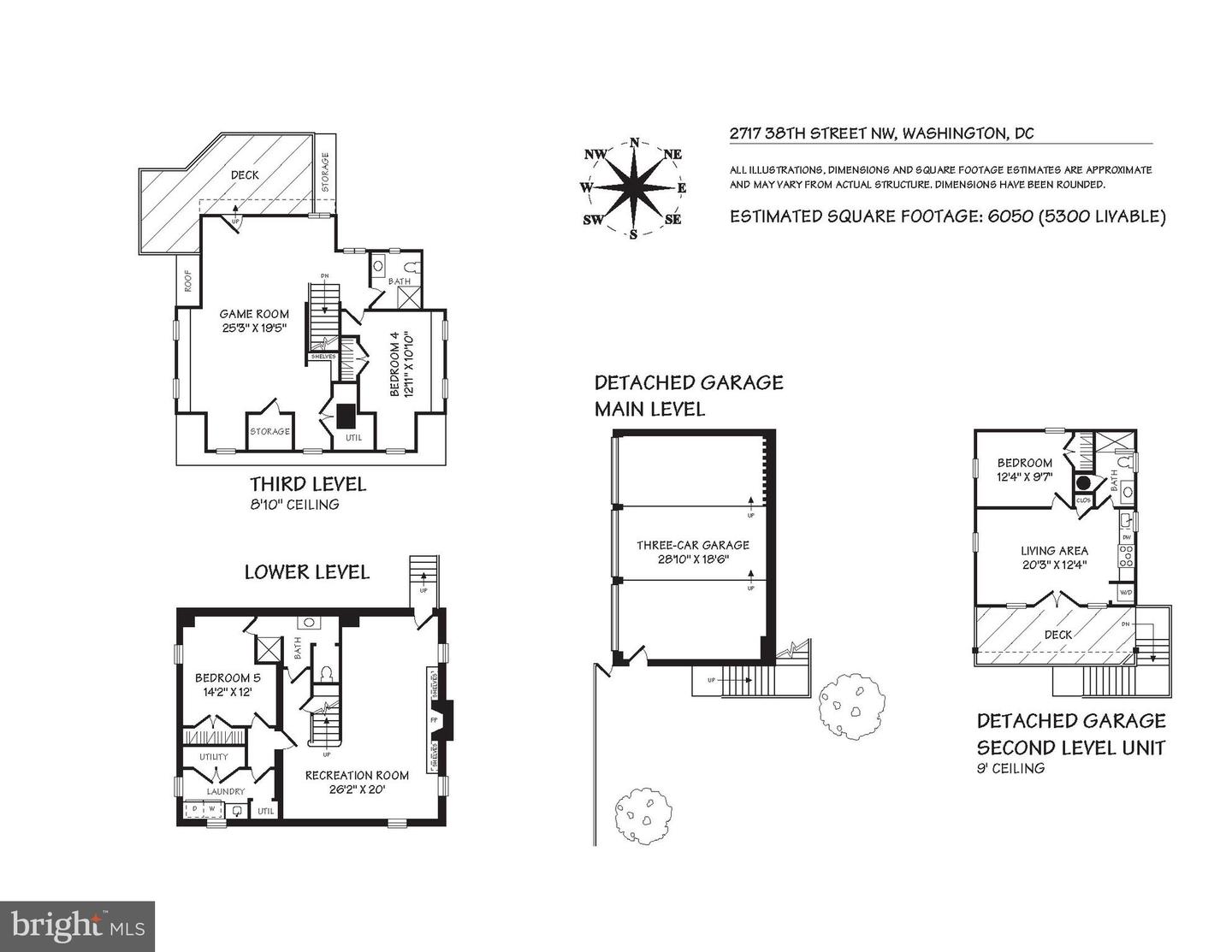 2717 38TH ST NW, WASHINGTON, District Of Columbia 20007, 6 Bedrooms Bedrooms, ,5 BathroomsBathrooms,Residential,For sale,2717 38TH ST NW,DCDC2183144 MLS # DCDC2183144
