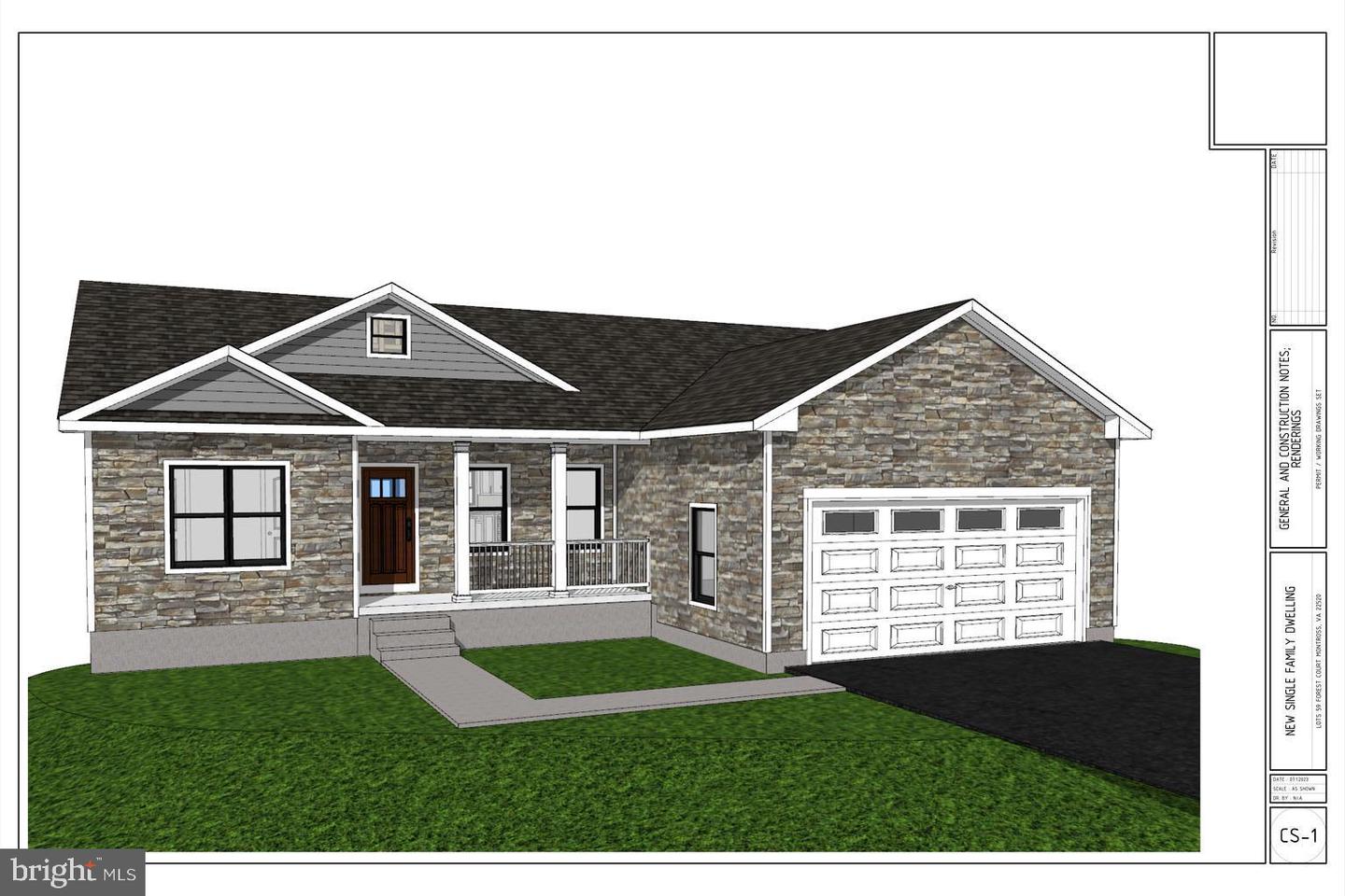 LOT 59 FEDERALIST WAY, MONTROSS, Virginia 22520, 3 Bedrooms Bedrooms, ,2 BathroomsBathrooms,Residential,For sale,LOT 59 FEDERALIST WAY,VAWE2009012 MLS # VAWE2009012