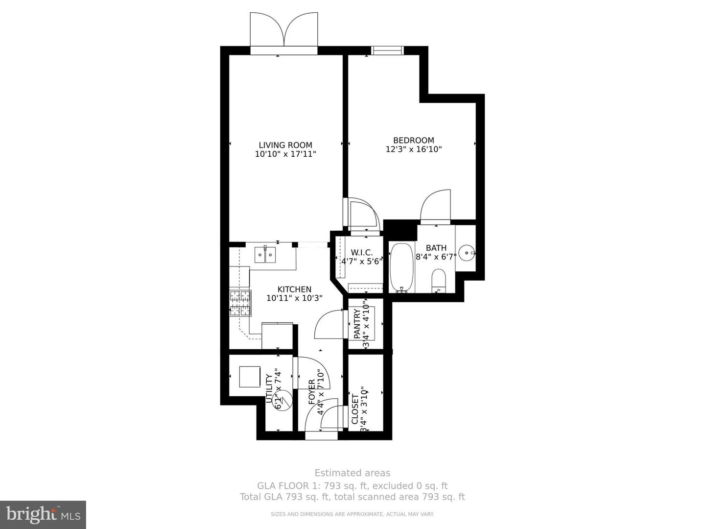 2101 N MONROE ST #105, ARLINGTON, Virginia 22207, 1 Bedroom Bedrooms, ,1 BathroomBathrooms,Residential,For sale,2101 N MONROE ST #105,VAAR2061528 MLS # VAAR2061528
