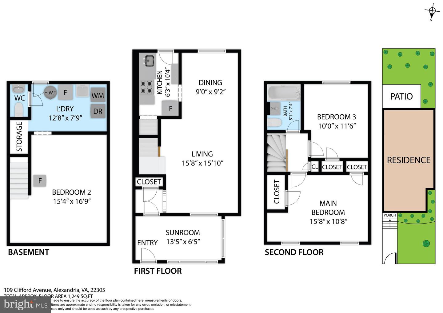 109 CLIFFORD AVE, ALEXANDRIA, Virginia 22305, 2 Bedrooms Bedrooms, ,1 BathroomBathrooms,Residential,For sale,109 CLIFFORD AVE,VAAX2048092 MLS # VAAX2048092
