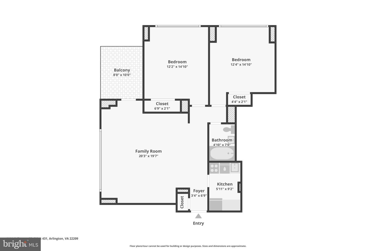 1111 ARLINGTON BLVD #431, ARLINGTON, Virginia 22209, 2 Bedrooms Bedrooms, ,1 BathroomBathrooms,Residential,For sale,1111 ARLINGTON BLVD #431,VAAR2061686 MLS # VAAR2061686