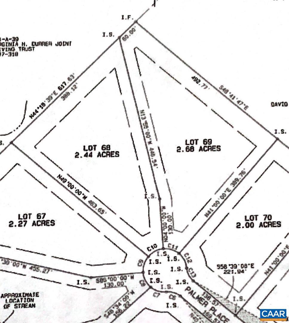 LOT 68 PALMER PL #68, RUCKERSVILLE, Virginia 22968, ,Land,For sale,LOT 68 PALMER PL #68,667495 MLS # 667495
