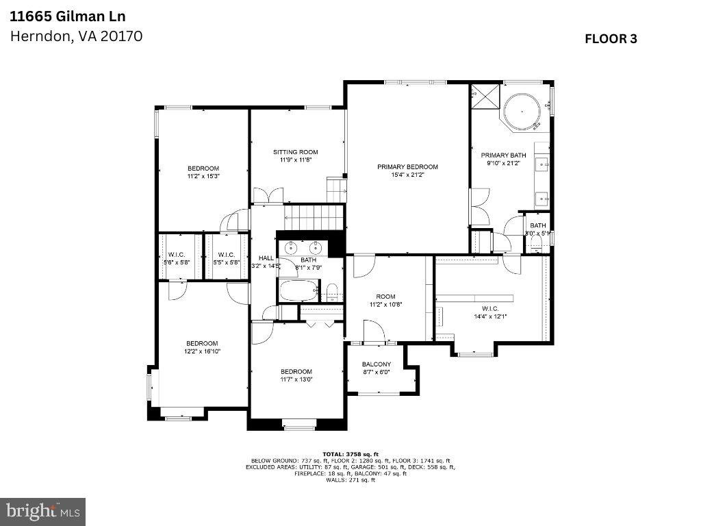 11665 GILMAN LN, HERNDON, Virginia 20170, 4 Bedrooms Bedrooms, ,2 BathroomsBathrooms,Residential,For sale,11665 GILMAN LN,VAFX2259540 MLS # VAFX2259540