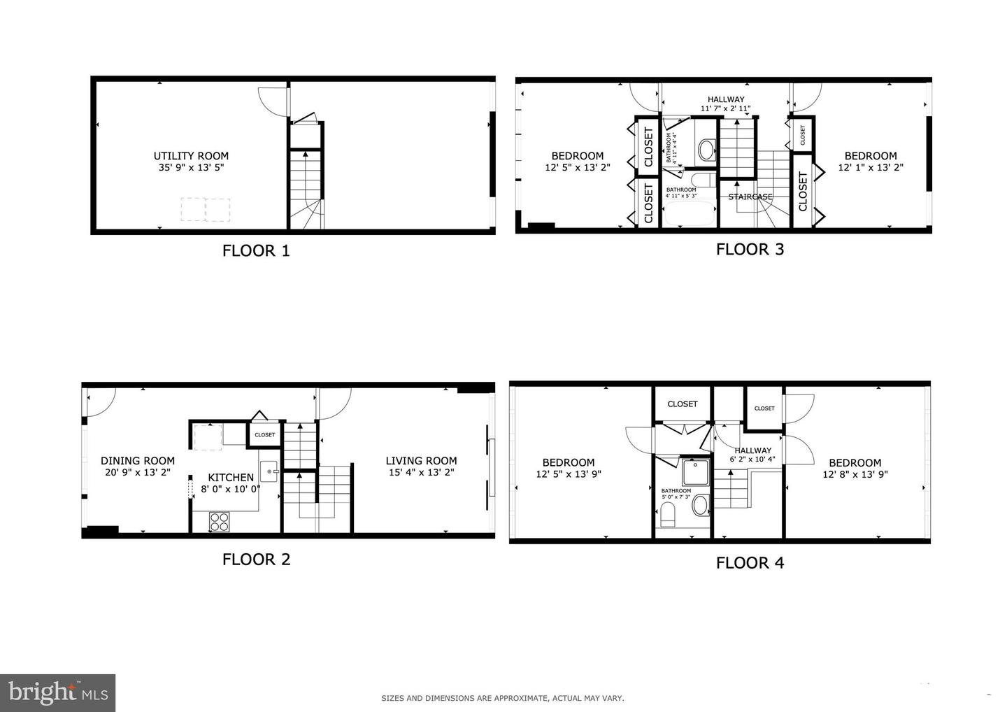 1352 4TH ST SW, WASHINGTON, District Of Columbia 20024, 4 Bedrooms Bedrooms, ,2 BathroomsBathrooms,Residential,For sale,1352 4TH ST SW,DCDC2190970 MLS # DCDC2190970