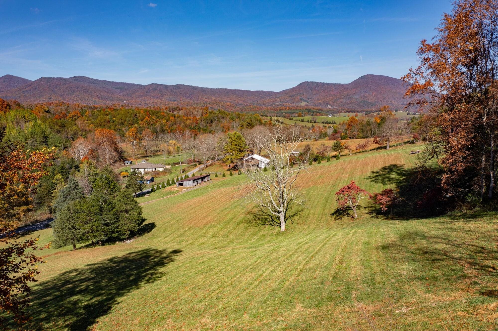 Watch the sun set over the Allegheny Mtns, including iconic Hogback Mtn.