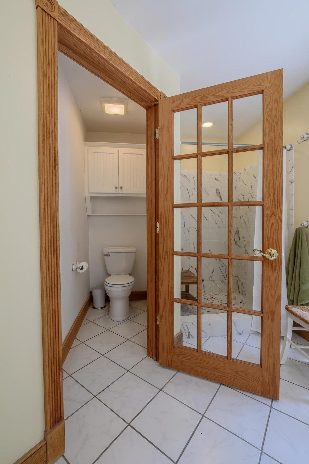 Privacy door to the toilet, or the 
