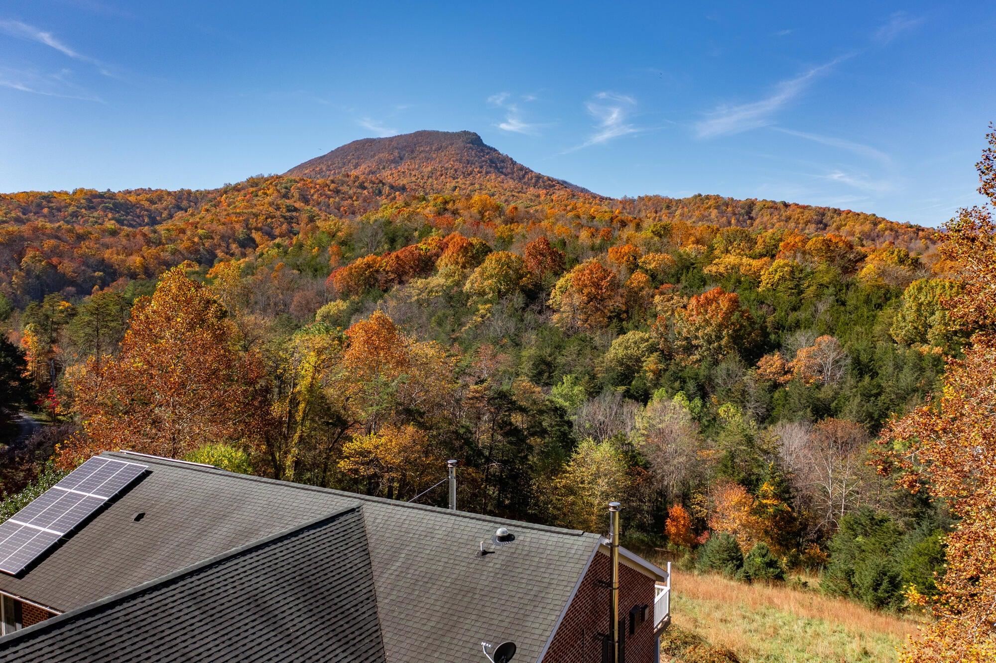 Taken from behind the house. House Mountain in the Autumn.