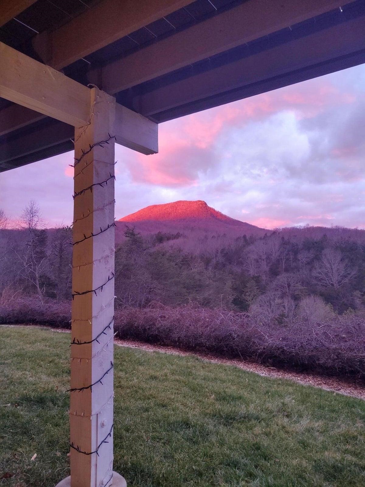 Reflecting the sunrise.