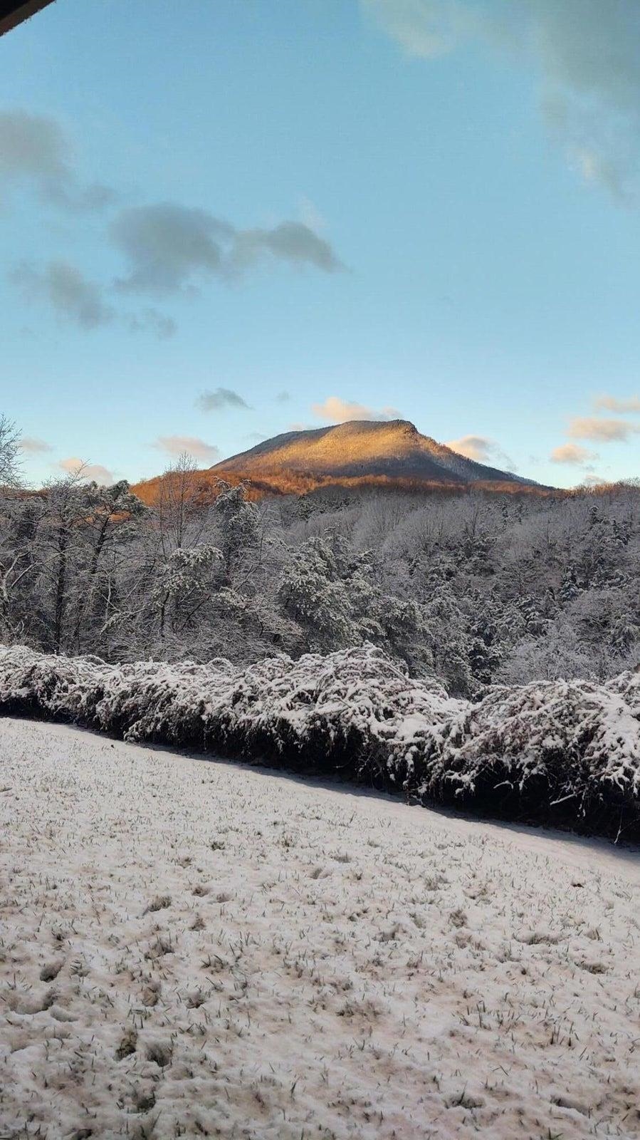 House Mtn in the snow.
