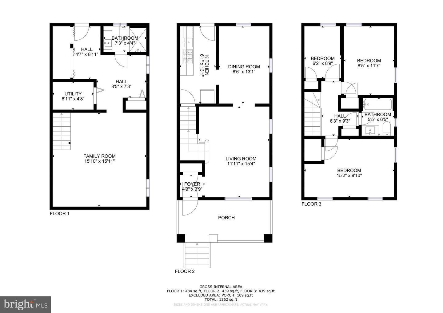 1119 BRANCH AVE SE, WASHINGTON, District Of Columbia 20019, 3 Bedrooms Bedrooms, ,2 BathroomsBathrooms,Residential,For sale,1119 BRANCH AVE SE,DCDC2208842 MLS # DCDC2208842