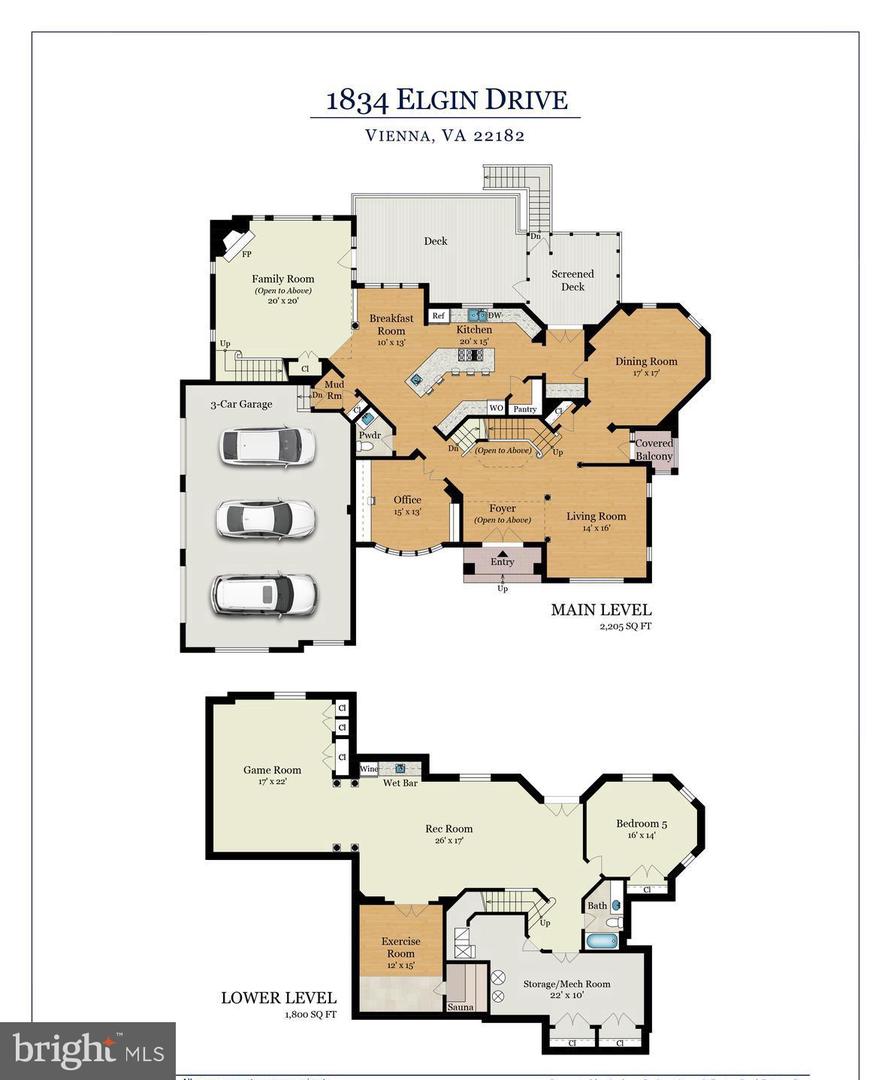 1834 ELGIN DR, VIENNA, Virginia 22182, 5 Bedrooms Bedrooms, ,4 BathroomsBathrooms,Residential,For sale,1834 ELGIN DR,VAFX2260046 MLS # VAFX2260046