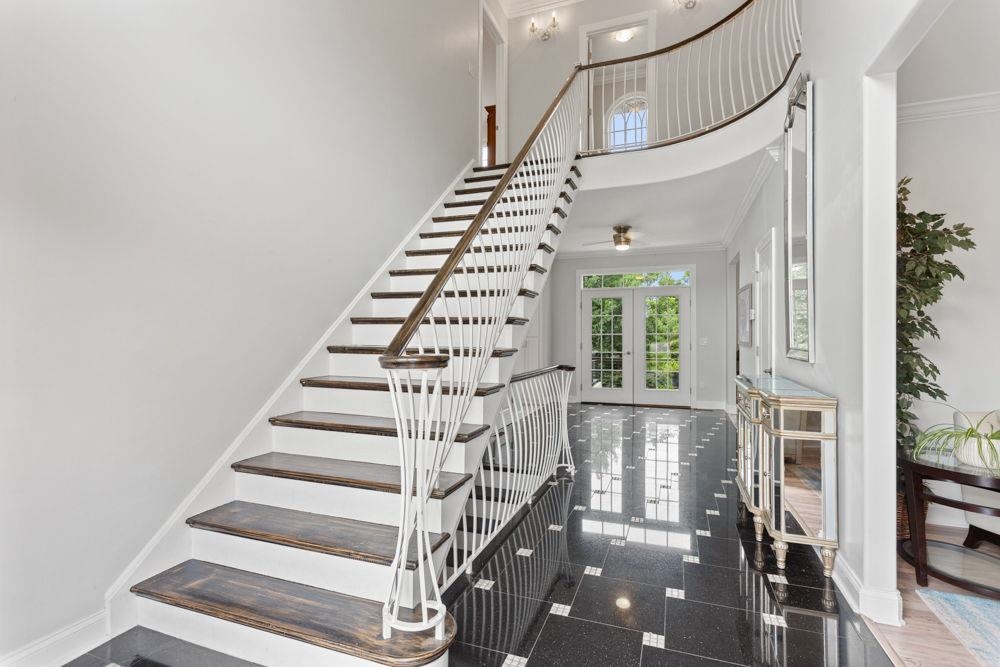 Marble flooring