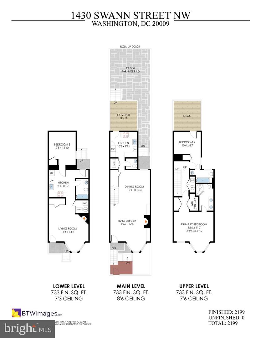 1430 SWANN NW, WASHINGTON, District Of Columbia 20009, 3 Bedrooms Bedrooms, ,3 BathroomsBathrooms,Residential,For sale,1430 SWANN NW,DCDC2212596 MLS # DCDC2212596