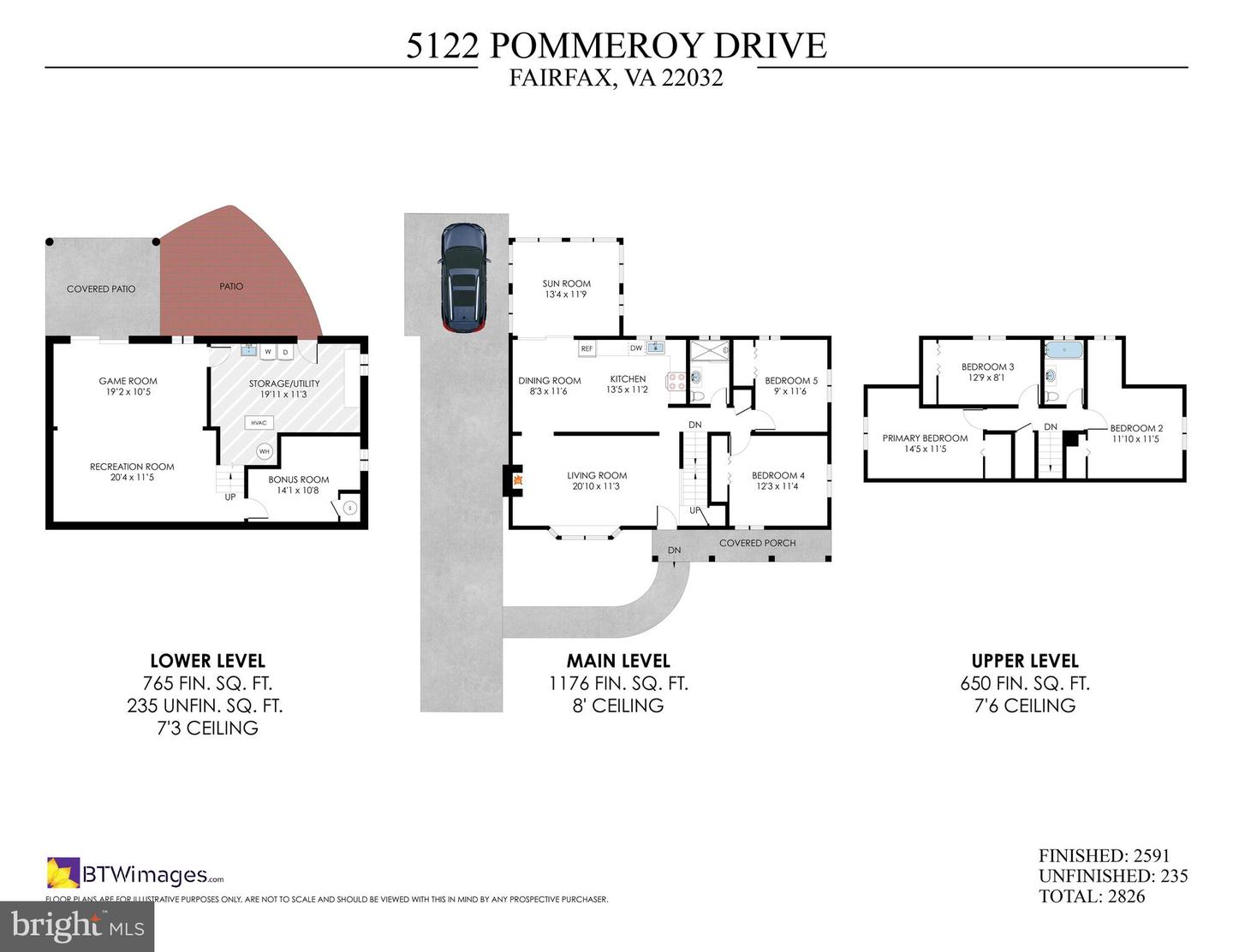 5122 POMMEROY DR, FAIRFAX, Virginia 22032, 5 Bedrooms Bedrooms, ,2 BathroomsBathrooms,Residential,For sale,5122 POMMEROY DR,VAFX2258712 MLS # VAFX2258712