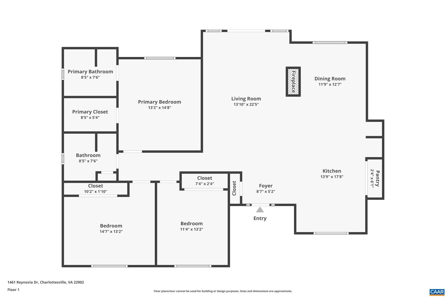 1461 REYNOVIA DR, CHARLOTTESVILLE, Virginia 22902, 3 Bedrooms Bedrooms, ,2 BathroomsBathrooms,Residential,For sale,1461 REYNOVIA DR,667545 MLS # 667545