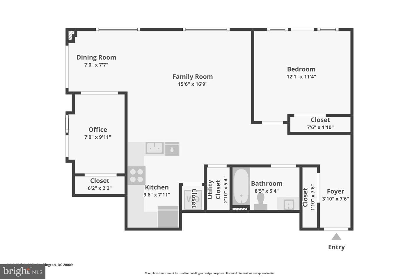 2412 17TH ST NW #202, WASHINGTON, District Of Columbia 20009, 2 Bedrooms Bedrooms, ,1 BathroomBathrooms,Residential,For sale,2412 17TH ST NW #202,DCDC2213960 MLS # DCDC2213960