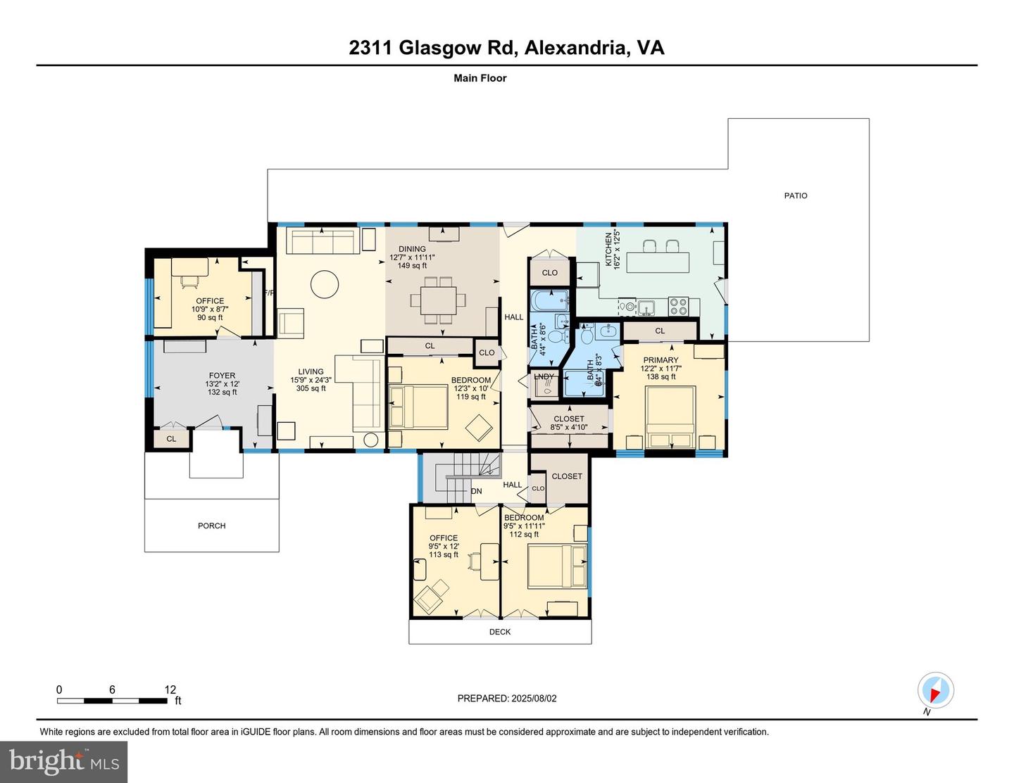 2311 GLASGOW RD, ALEXANDRIA, Virginia 22307, 4 Bedrooms Bedrooms, ,2 BathroomsBathrooms,Residential,For sale,2311 GLASGOW RD,VAFX2259856 MLS # VAFX2259856