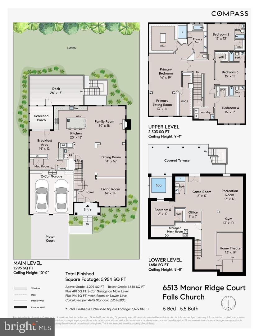 6513 MANOR RIDGE CT, FALLS CHURCH, Virginia 22043, 5 Bedrooms Bedrooms, ,5 BathroomsBathrooms,Residential,For sale,6513 MANOR RIDGE CT,VAFX2245278 MLS # VAFX2245278
