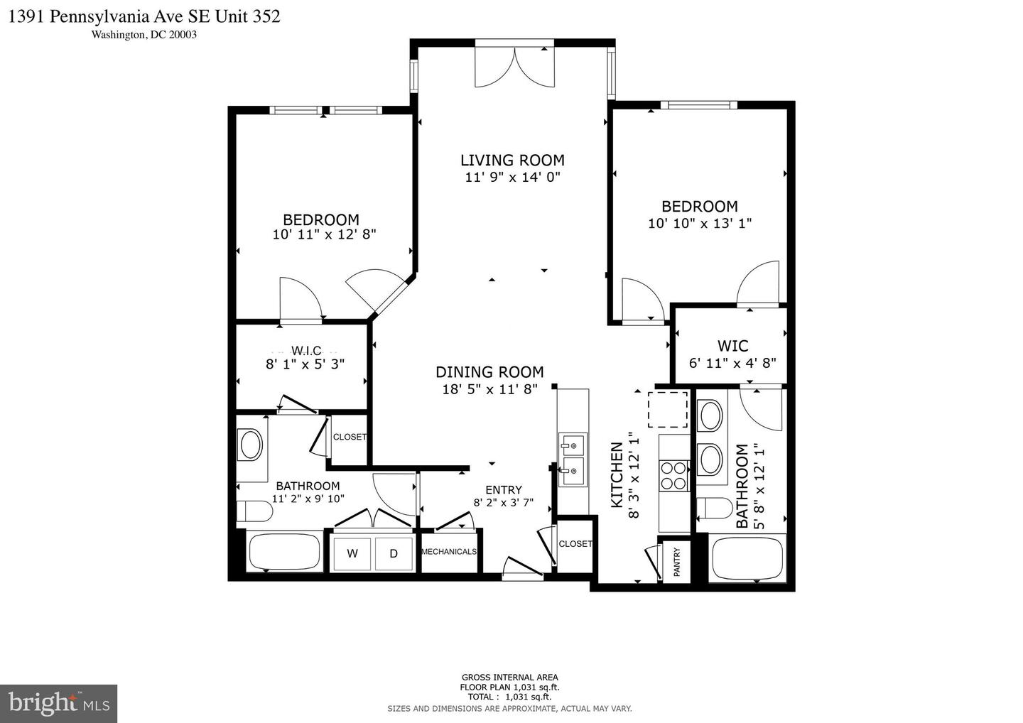 1391 PENNSYLVANIA AVE SE #352, WASHINGTON, District Of Columbia 20003, 2 Bedrooms Bedrooms, ,2 BathroomsBathrooms,Residential,For sale,1391 PENNSYLVANIA AVE SE #352,DCDC2214438 MLS # DCDC2214438