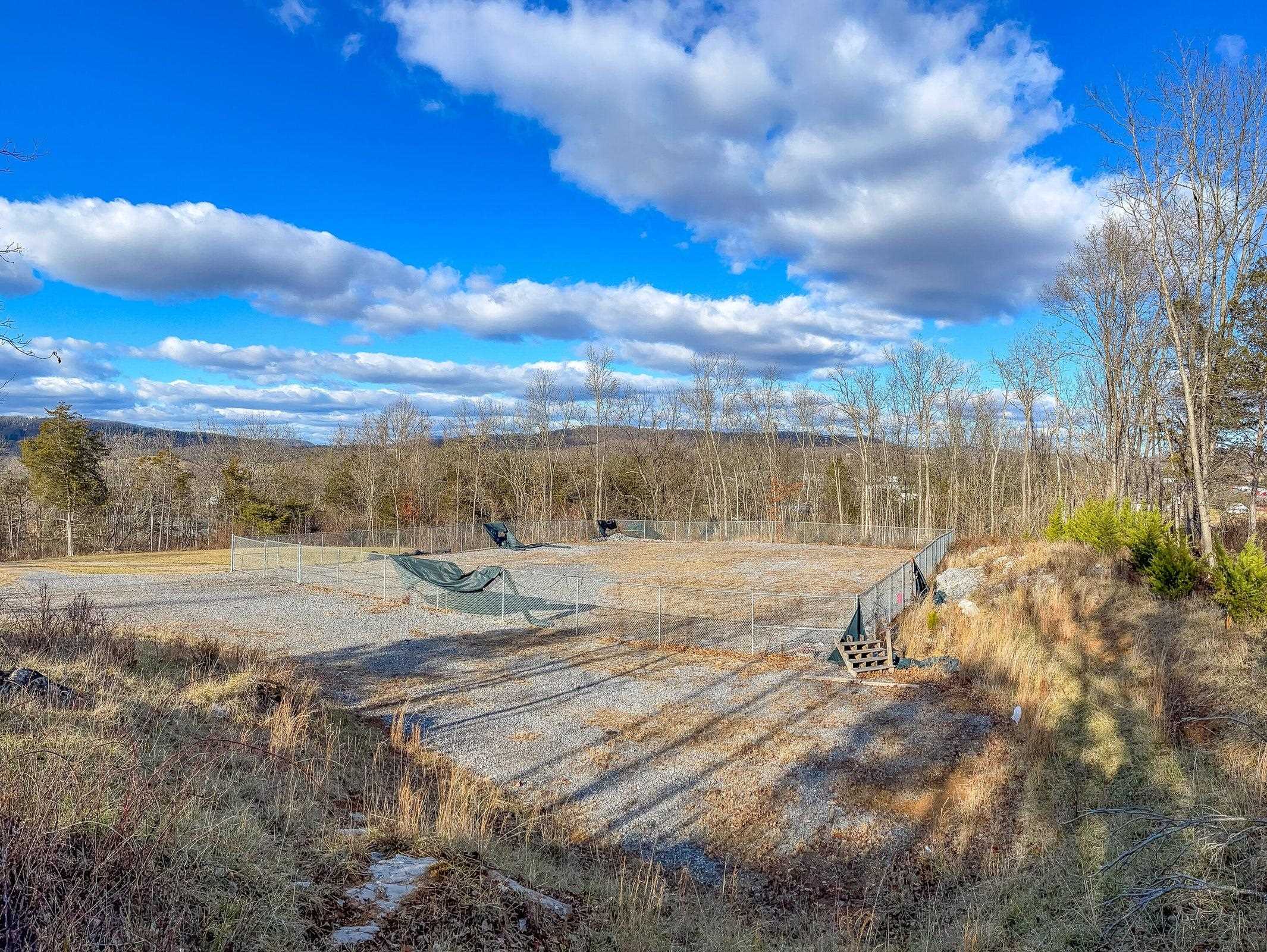 County water and sewer available for hookup as well as a gas line which crosses the lower corner of the property.