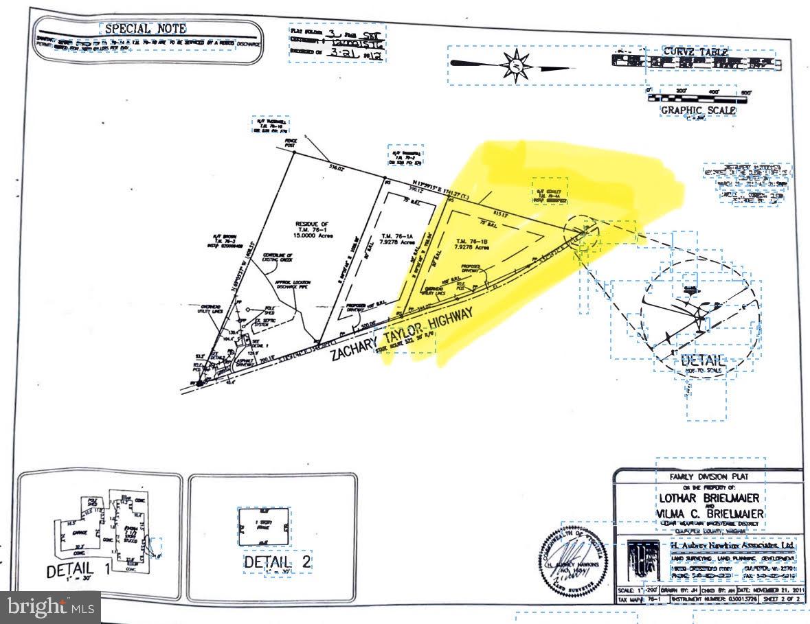 ZACHARY TAYLOR, CULPEPER, Virginia 22701, ,Land,For sale,ZACHARY TAYLOR,VACU2011240 MLS # VACU2011240
