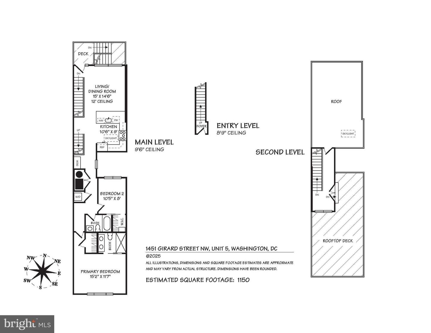 1451 GIRARD ST NW #5, WASHINGTON, District Of Columbia 20009, 2 Bedrooms Bedrooms, ,2 BathroomsBathrooms,Residential,For sale,1451 GIRARD ST NW #5,DCDC2214706 MLS # DCDC2214706
