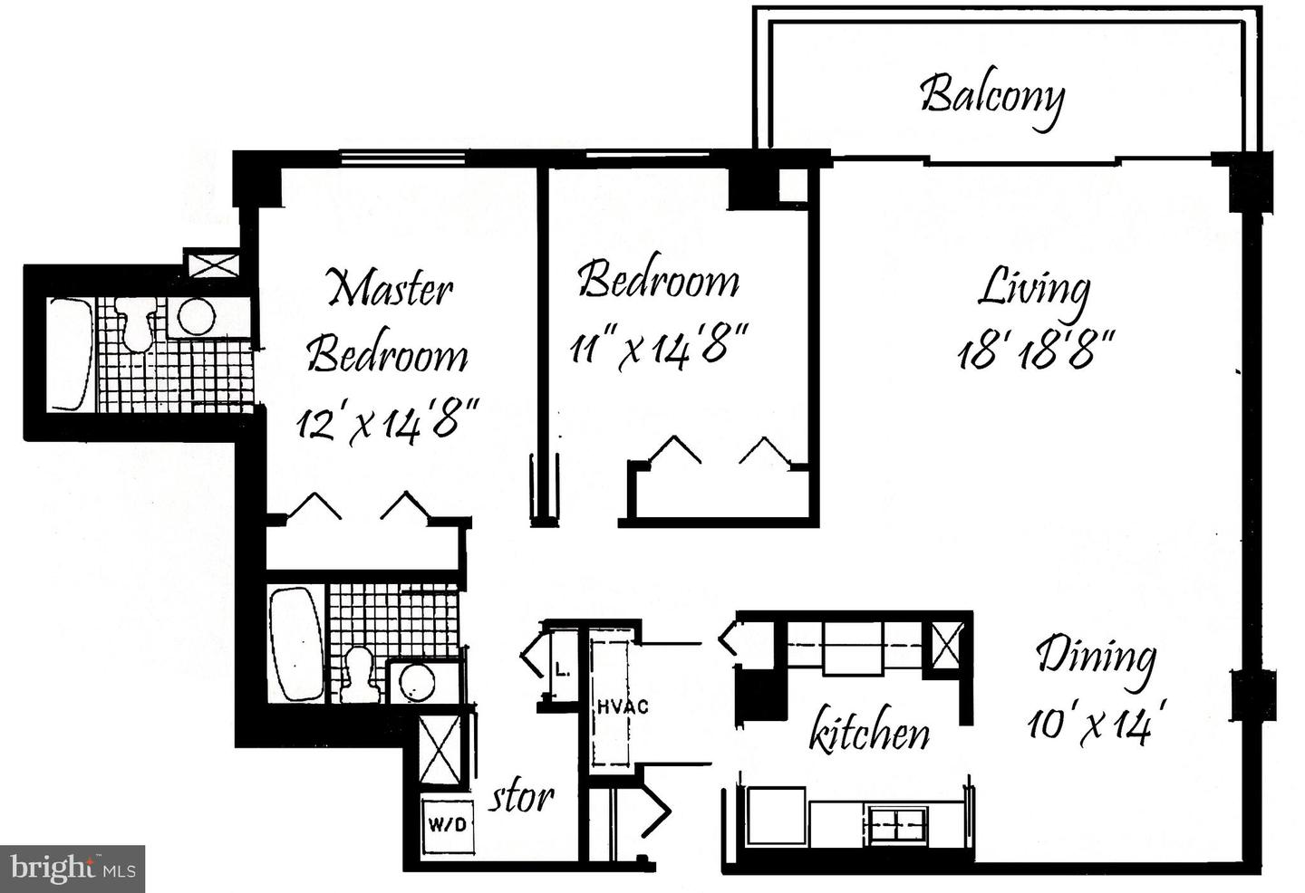 3800 FAIRFAX DR #1411, ARLINGTON, Virginia 22203, 2 Bedrooms Bedrooms, ,2 BathroomsBathrooms,Residential,For sale,3800 FAIRFAX DR #1411,VAAR2060538 MLS # VAAR2060538
