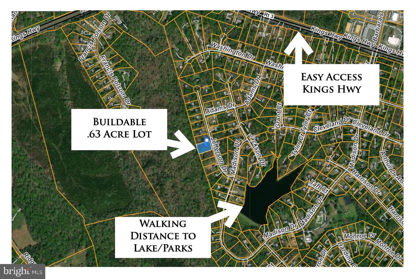 0 JEFFERSON DR, KING GEORGE, Virginia 22485, ,Land,For sale,0 JEFFERSON DR,VAKG2006130 MLS # VAKG2006130