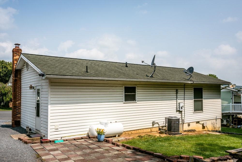 with square patio
