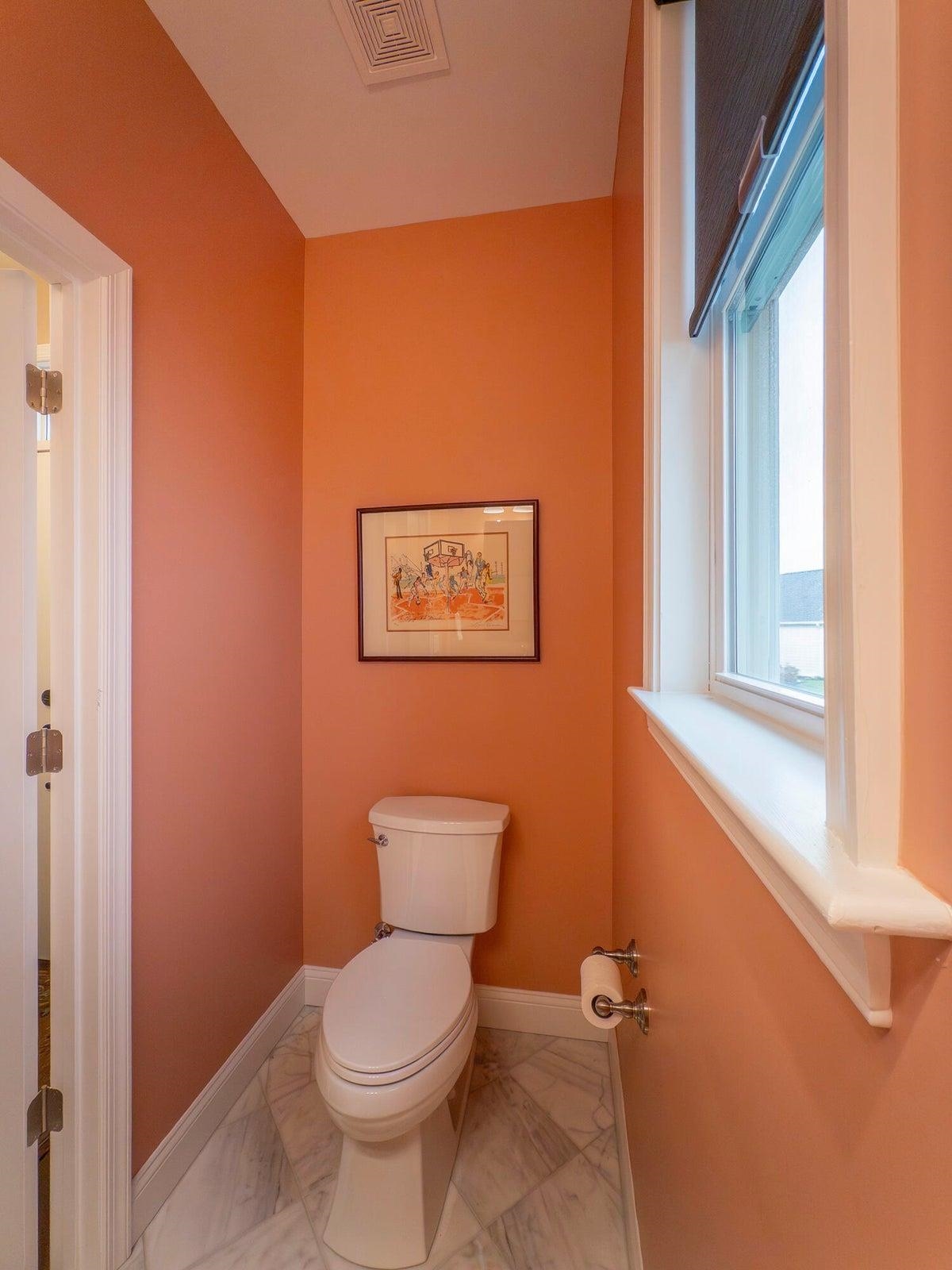 1st Fl. Half Bath in entrance hallway