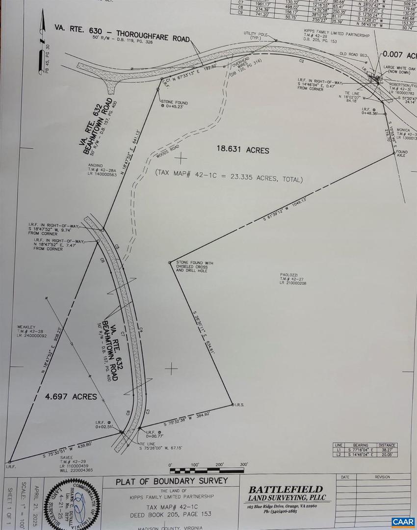 TM 42-1C BEAHM TOWN RD #1C, CULPEPER, Virginia 22701, ,Land,For sale,TM 42-1C BEAHM TOWN RD #1C,667942 MLS # 667942