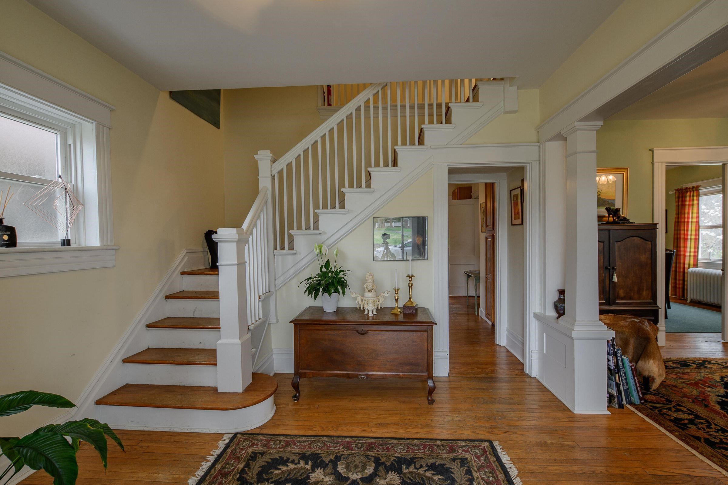 Welcoming entrance foyer illuminated by natural light.