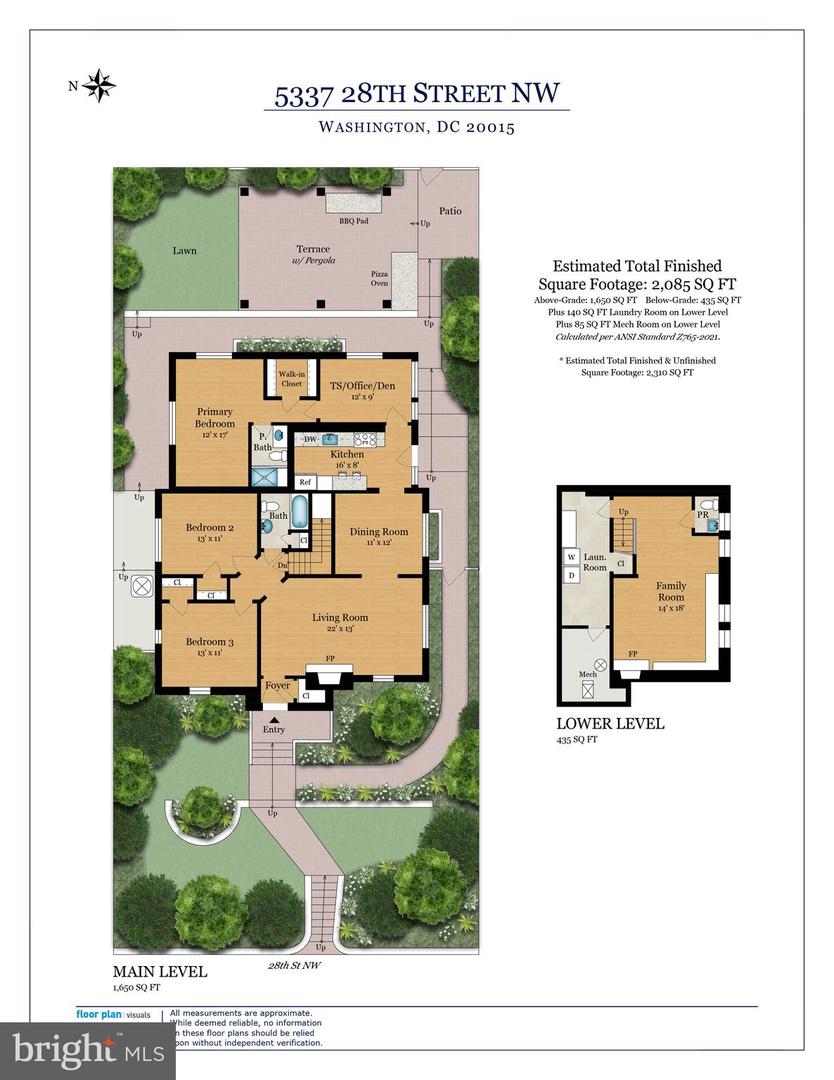 5337 28TH ST NW, WASHINGTON, District Of Columbia 20015, 3 Bedrooms Bedrooms, ,2 BathroomsBathrooms,Residential,For sale,5337 28TH ST NW,DCDC2214294 MLS # DCDC2214294