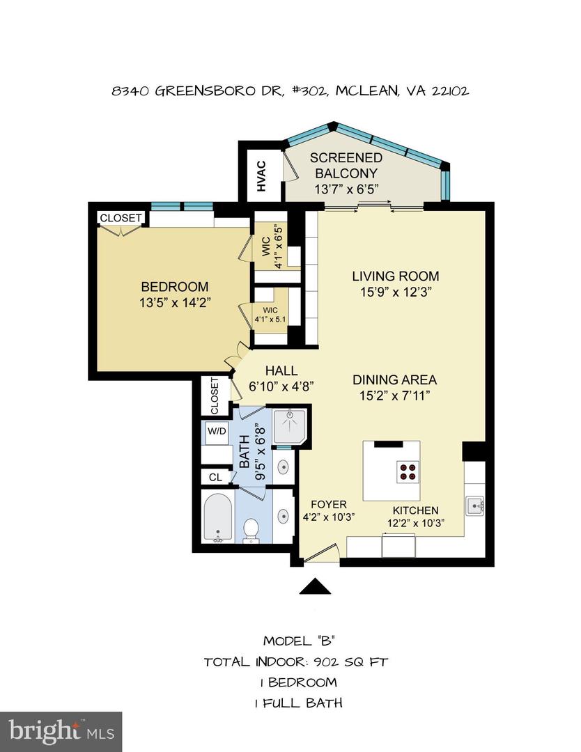 8340 GREENSBORO DR #302, MCLEAN, Virginia 22102, 1 Bedroom Bedrooms, ,1 BathroomBathrooms,Residential,For sale,8340 GREENSBORO DR #302,VAFX2261314 MLS # VAFX2261314