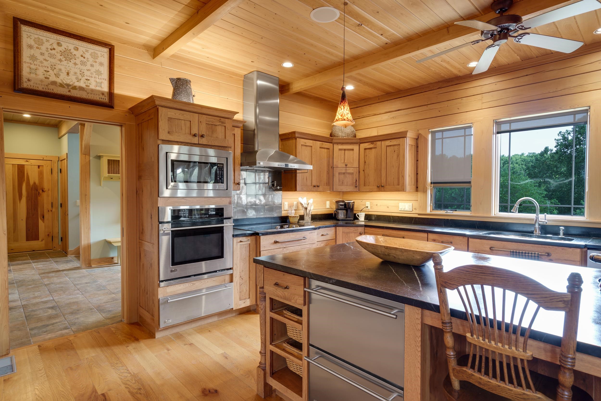 Two Refrigerated drink drawers, stove with pasta water spigot, built in microwave, Warmer and much more