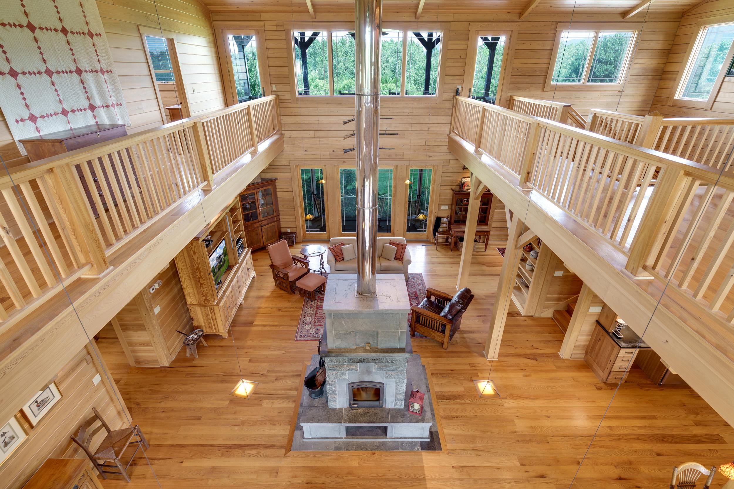 Great view of Greatroom from the Galley