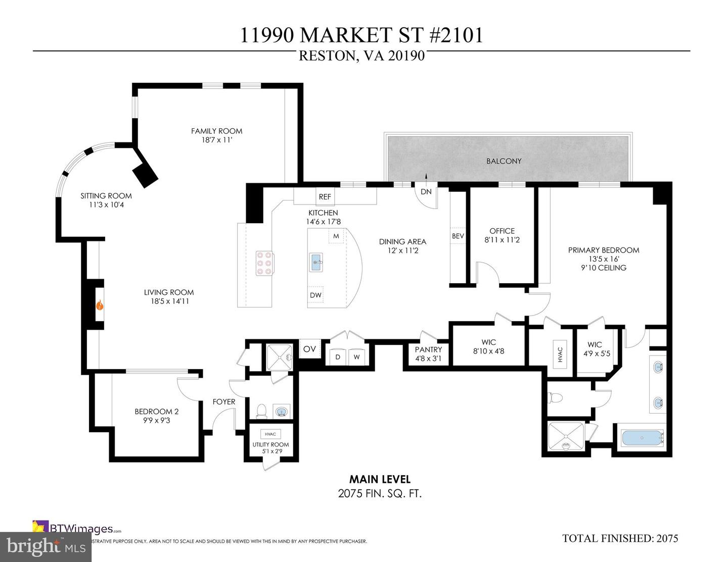11990 MARKET ST #2101, RESTON, Virginia 20190, 2 Bedrooms Bedrooms, ,2 BathroomsBathrooms,Residential,For sale,11990 MARKET ST #2101,VAFX2261668 MLS # VAFX2261668