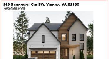 913 SYMPHONY CIR SW, VIENNA, Virginia 22180, 6 Bedrooms Bedrooms, ,6 BathroomsBathrooms,Residential,For sale,913 SYMPHONY CIR SW,VAFX2235196 MLS # VAFX2235196