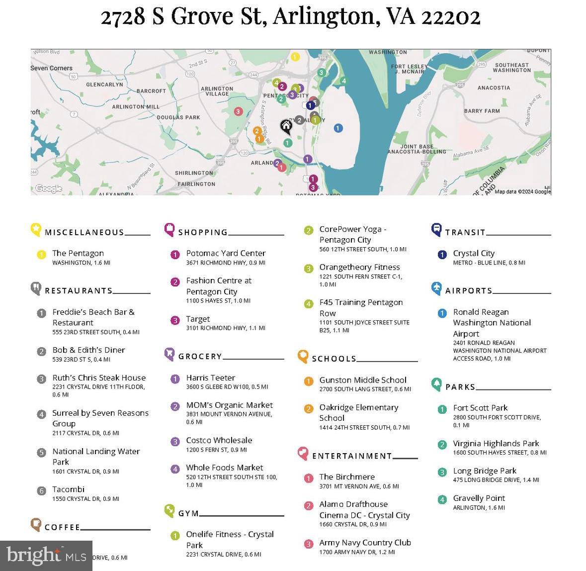 2728 S GROVE ST, ARLINGTON, Virginia 22202, 3 Bedrooms Bedrooms, ,2 BathroomsBathrooms,Residential,For sale,2728 S GROVE ST,VAAR2062410 MLS # VAAR2062410