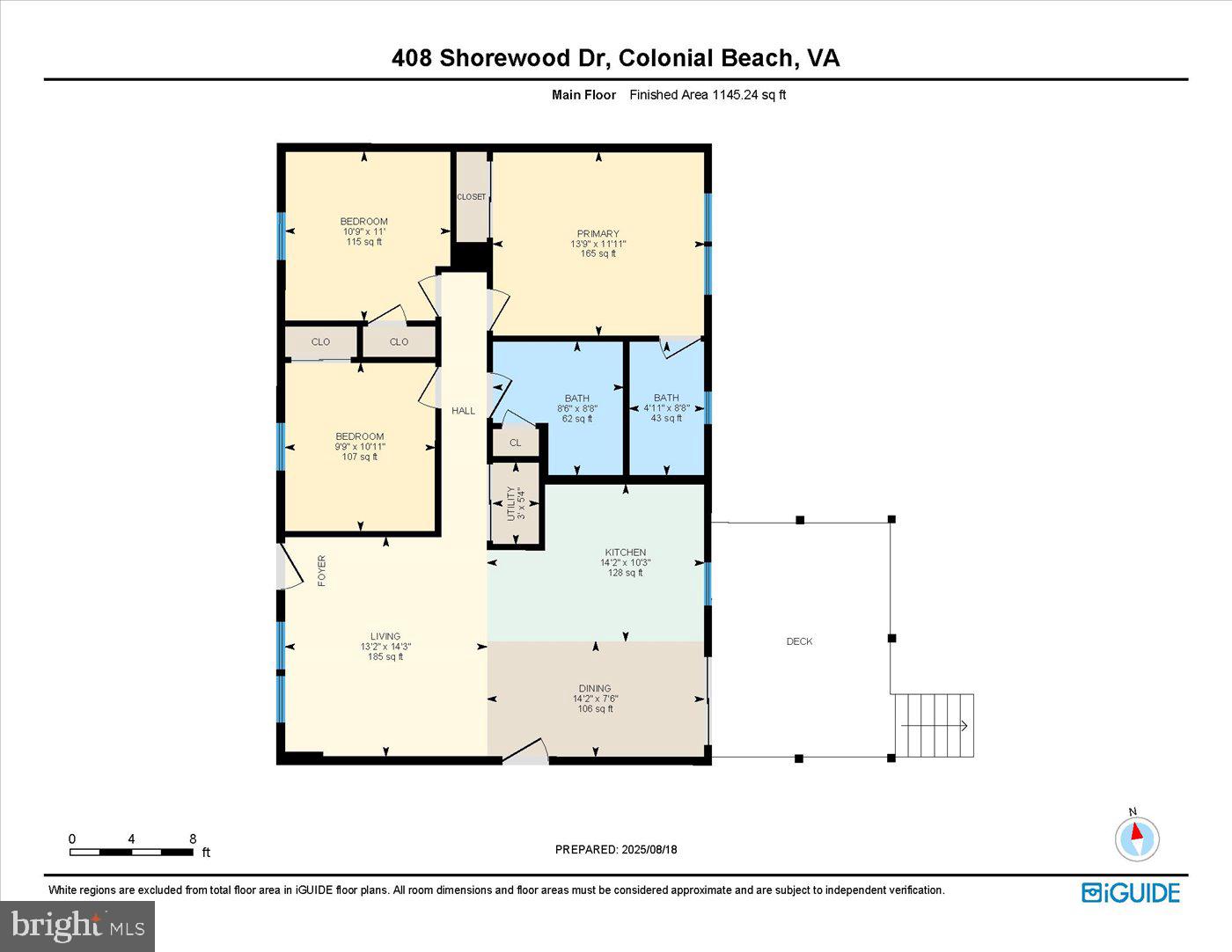 408 SHOREWOOD DR, COLONIAL BEACH, Virginia 22443, 3 Bedrooms Bedrooms, ,2 BathroomsBathrooms,Residential,For sale,408 SHOREWOOD DR,VAWE2009596 MLS # VAWE2009596