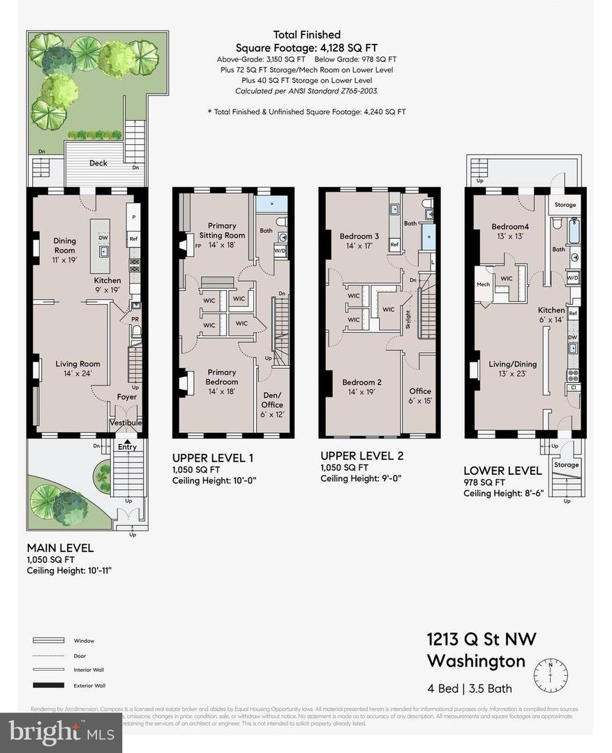 1213 Q ST NW, WASHINGTON, District Of Columbia 20009, 4 Bedrooms Bedrooms, ,3 BathroomsBathrooms,Residential,For sale,1213 Q ST NW,DCDC2216192 MLS # DCDC2216192