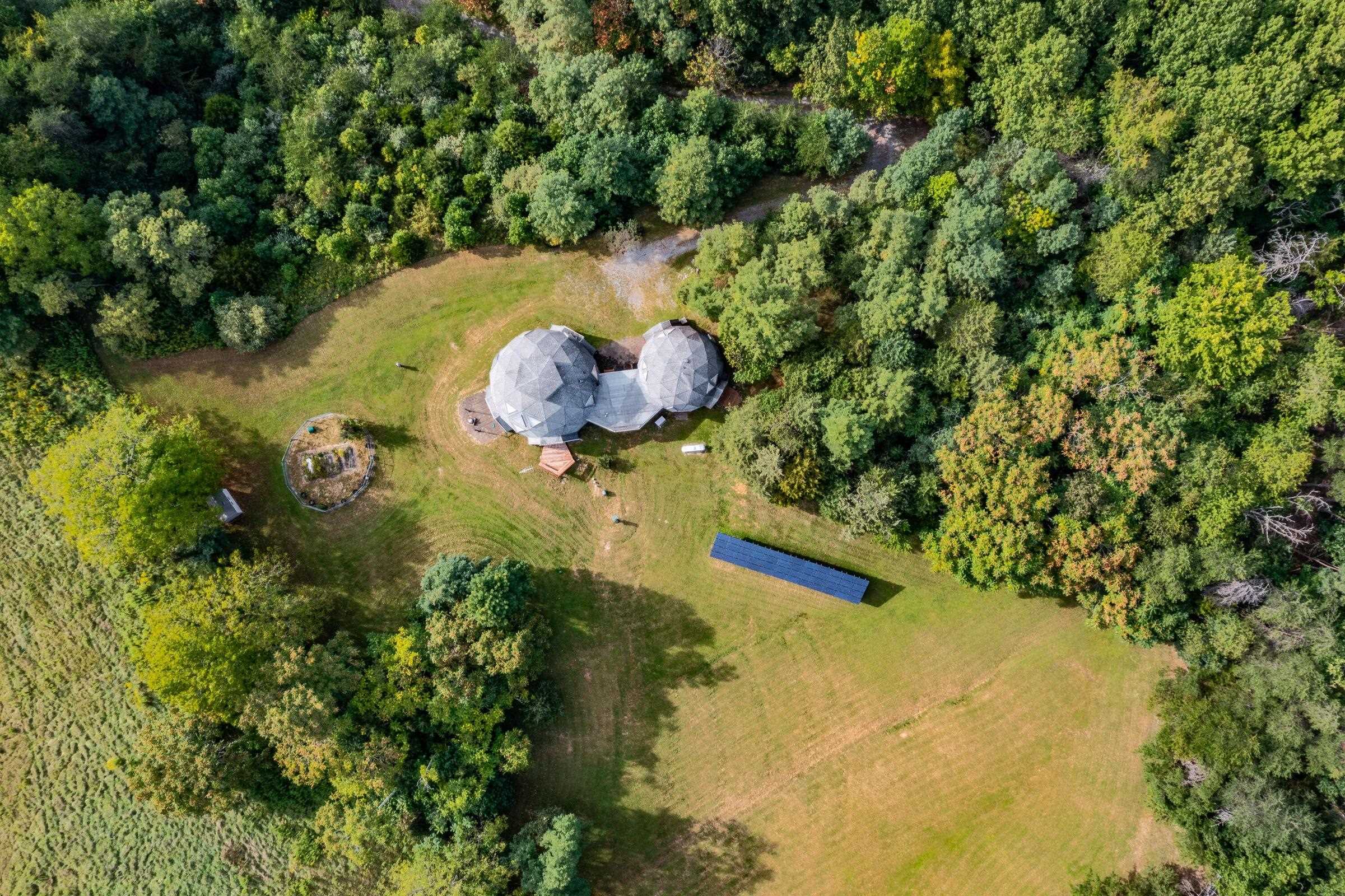 Birds eye view of the Homestead.